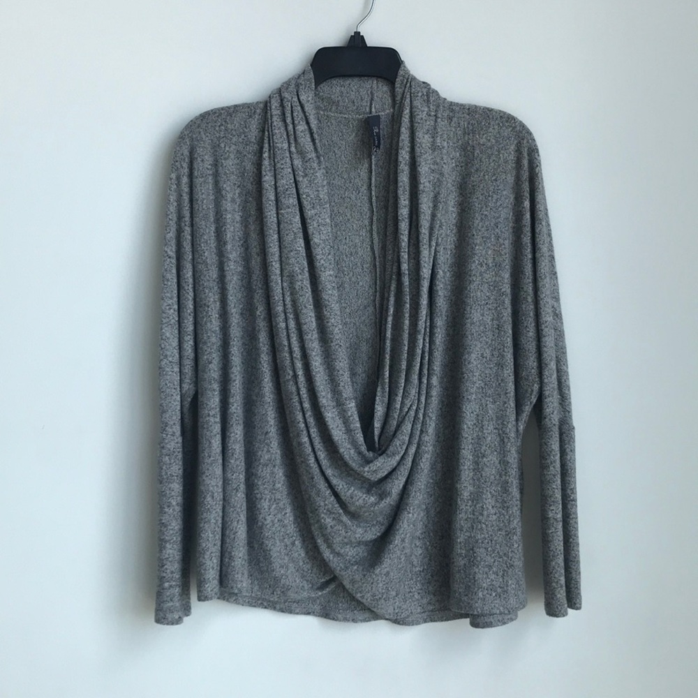 Grey Open Sweater